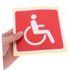 Zerodeko 4pcs Wheelchair Identification Stickers Safety Warning Decals for Car