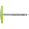 Hillman 461442 Electro-Galvanized Plastic Cap Roofing Nails, #12 x 1-1/4",