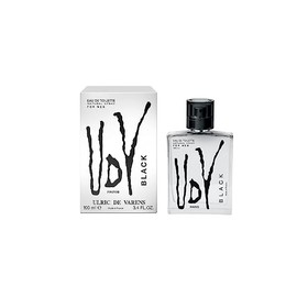 Ulric De Varens BLACK - Eau De Toilette for Men - Modern, Classic, Citrusy Scent - Woody, Adventurous Notes of Bergamot, Green Apple, White Flower, and Musk - Ideal For A Daily Fragrance- 3.4 Fl Oz