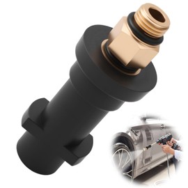 Pressure Washer Gun Adapter for Karcher K Male Thread Adaptor and 1/4" Female Fitting Snow Foam Lance Copper Connector Compatible with Kärcher Series K2/K3/K4/K5/K6/K7 Car High Pressure Washer Machine