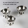 Reusable Stainless Steel Dessert Cups Set for Ice Cream Sundae,
