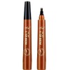 RuiLuxe Light Brown Eye Brow Pen,Water Proof,Anti Smudge,Long Lasting for