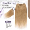 Elailite Real Hair Wefts Hairpieces, Human Hair Bundles, 100 g,