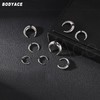 BodyAce 2Pairs Buffalo Ear Taper Kit, 2-12G Septum Pincher Tapers