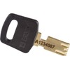 SafeKey Compact Padlock, 33mm x 67mm x 19mm, Black