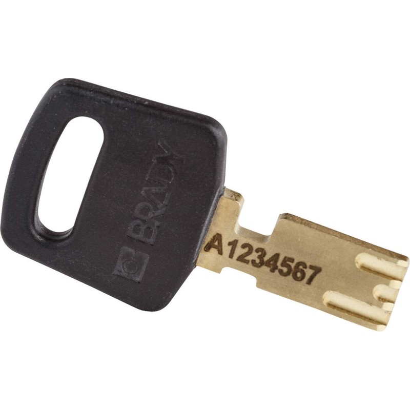 SafeKey Compact Padlock, 33mm x 67mm x 19mm, Black