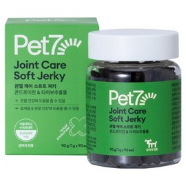 Pet Seven Dog Joint Care Soft Jerky 90g, 1 piece, bone joint strengthening, 90 tablets / 펫세븐 강아지 관절 케어 소프트 져키 90g, 1개, 뼈관절강화, 90정