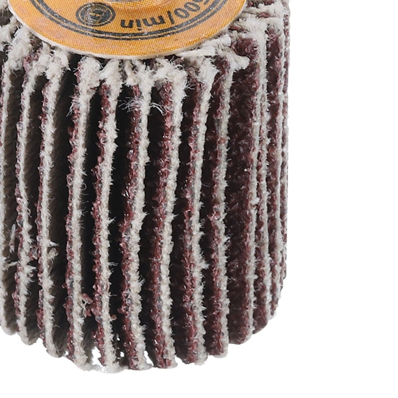 sourcing map 20mm Flap Wheels Shank Mounted Sandpaper Abrasive Wheel