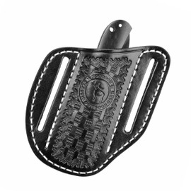 Tourbon Leather Pocket Folding Knife Sheath for Belt EDC Men Right Side Draw Knives Carrier Holder