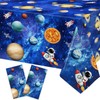 Heboland Astronaut Space Party Tablecloth, 137x274cm, 2 Pack