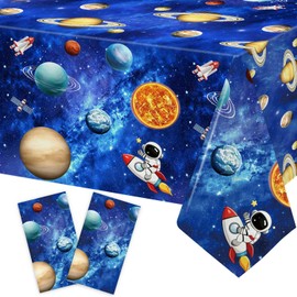 Heboland Astronaut Space Party Tablecloth, 137x274cm, 2 Pack
