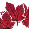 NUOBESTY 12pcs Maple Leaf Embroidered Patches for Clothing and Craft