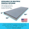 Foamma 2" x 24" x 72" Gel Memory Foam, High