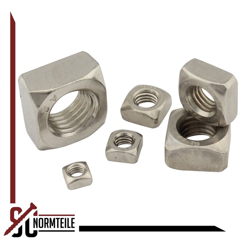 Square Nuts (Standard Design) - M6 - (Pack of 20)