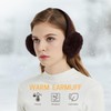 GNEGNI LIFE Foldable Ear Muffs for Women, Winter Warm Ear
