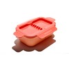 Muitomas, Lunchbox 1100 ml, Lunchbox mit Besteck und drei Innenfächern,