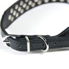 CoreLife Spiked Dog Collar / Cat Collar, Studded Vegan Leather