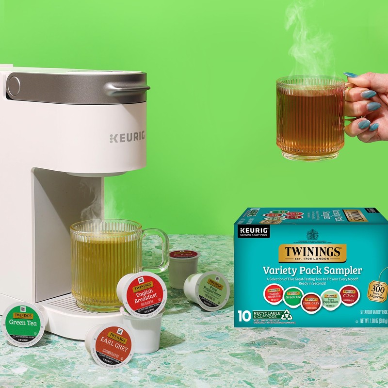 Twinings K-Cup Pods Variety Pack, Includes English Breakfast, Earl Grey,