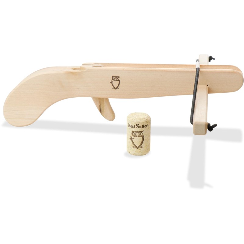 Crossbow small (shoots corks), nature, for bottle corks