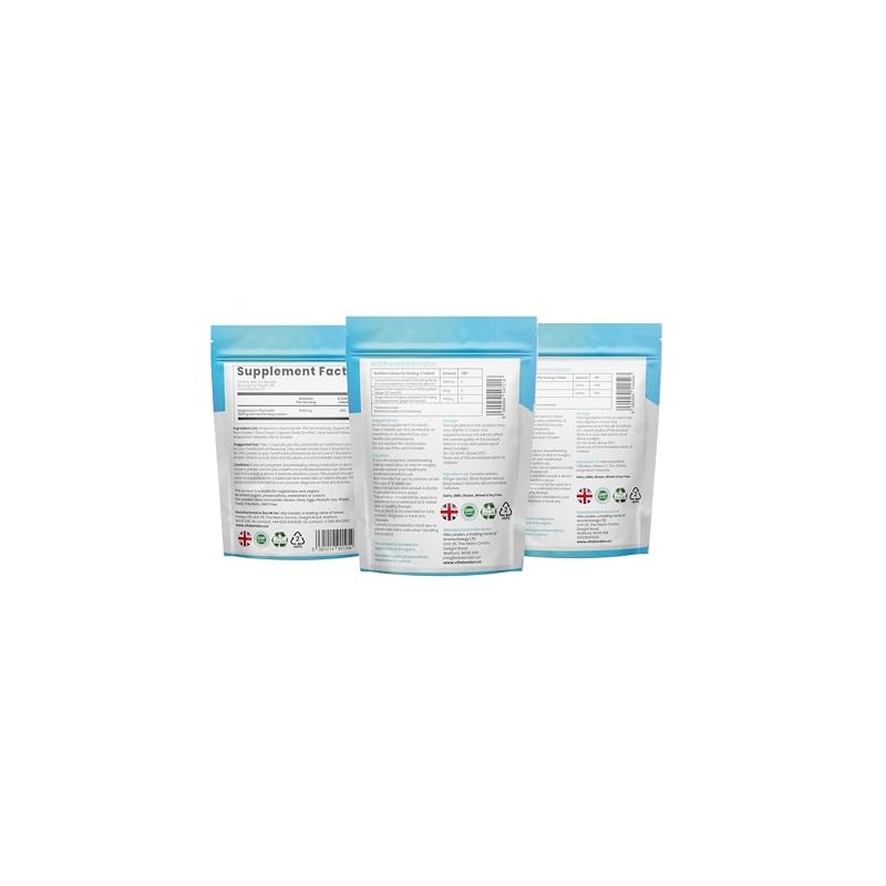 Magnesium Glycinate, Vitamin C, Zinc & Turmeric | Vita London