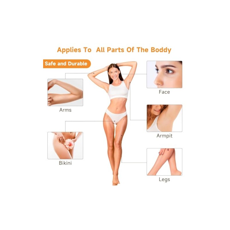 300PCS Large Waxing Strips Paper, Full Size Waxing Strips for