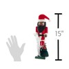 The Bridge Collection African American Santa Claus Nutcracker Figurine -