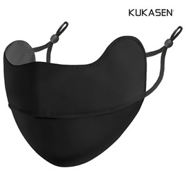 KUKASEN Reusable UV Face Mask Sun Protection UPF 50+, Ice Silk Cooling Breathable Face Cover for Running, Cycling, Washable