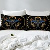 Castle Fairy Gothic Moth Bedding Set King Size for Woman