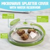 Tasty Microwave Splatter Cover with Built in Water Steamer &