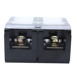Sscon 1Pack Dual Rows Terminal Block 2 Position 600V 100A Large Current Screw Terminal Strip TC-1002