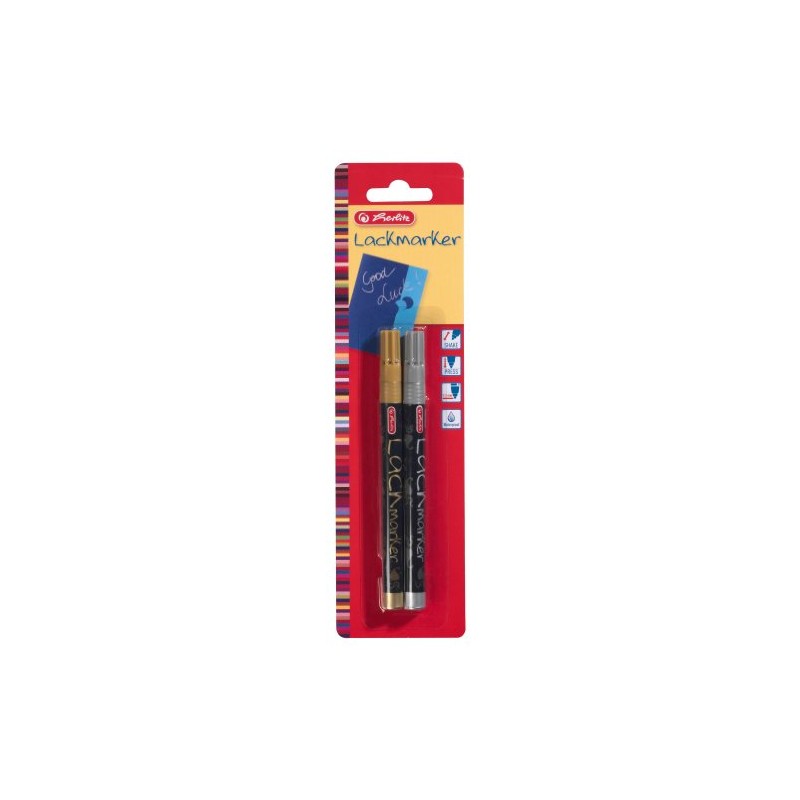 Herlitz Paint Marker - Gold/ Silver