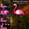 Solar Flamingo Garden Lights for Outdoor Pathway Decor – Waterproof