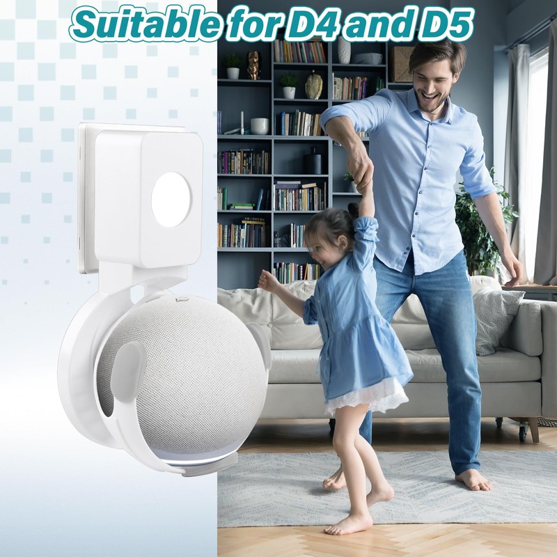 RtottiM Socket Holder for D4/D5 Generation Wall Mount No Screws