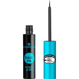 essence - Pack 2 en 1: Paleta de Sombras de Ojos The Brown Edition 10 g + Eyeliner Líquido Waterproof Liquid Ink 3 ml, Maquillaje de Ojos Intenso y de Larga Duración