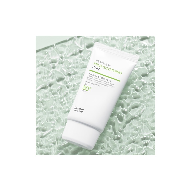 TenZero Houttuynia Cordata Mild Soothing Sun Cream 50g 1+1 /
