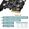 chenyang 4 Port PCI-E 4X to USB A/USB C/USB 3.0