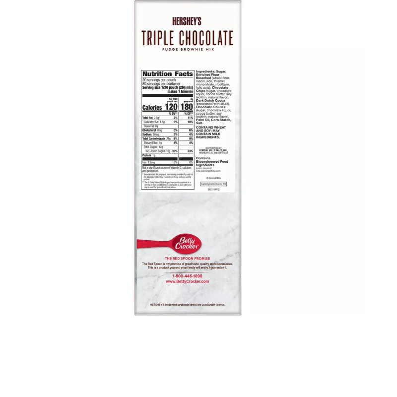 Betty Crocker 4 PACK - Betty Crocker Hershey’s Fudge Brownie