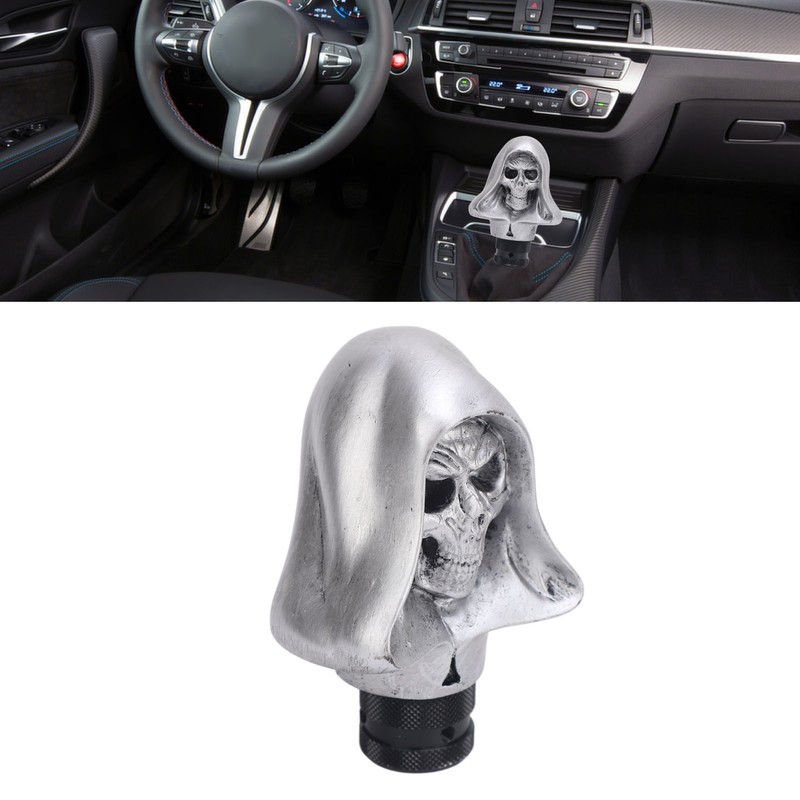 Skull Shift Knob Universal Resin Skeleton Head Gear Shift Knobs