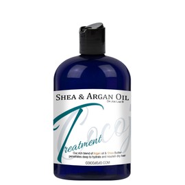 cocojojo 8 Oz Shea & Argan Oil Treatment Contains Argan Moroccan Oil