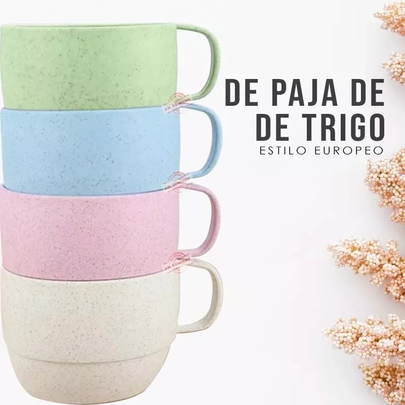 Jarra Cafe Te Bebidas Set Jarra Y Tazas Fibra De