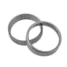 Mofun Exhaust Gasket for 1984-2023 Harley Big Twin and Sportster Models,Dyna,Touring,Softail,etc,1 Pair 2pcs,Made of Wire and Graphite