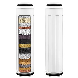 JISIZKY Replacement Shower Filter Cartridge Compatible With FEELSO Filtered Showerhead 15 Stage Hard Water,Replacement shower Filter for Shower Head(2Pack)