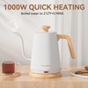Nueve&Five Gooseneck Electric Kettle with Thermometer,Electric Tea Kettle 1L with