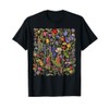 Mixed Flowers Bouquet Wildflowers Floral Pattern Aesthetic T-Shirt
