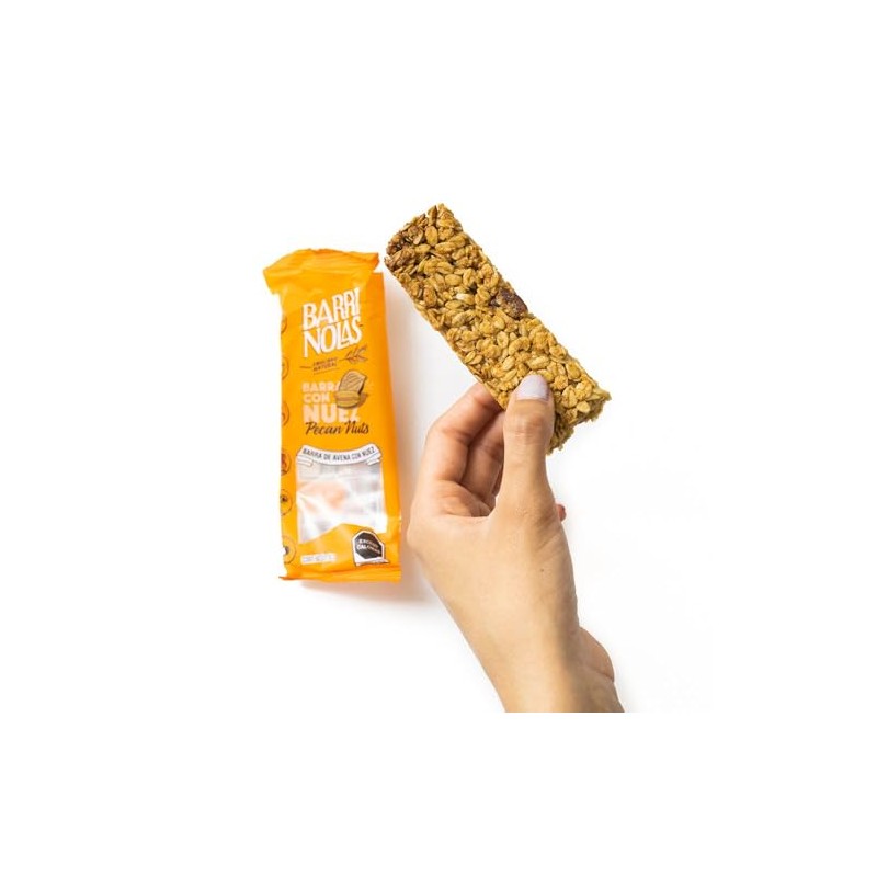 Autoexhibidor Barrinolas | 15 Barras de Avena con Nuez
