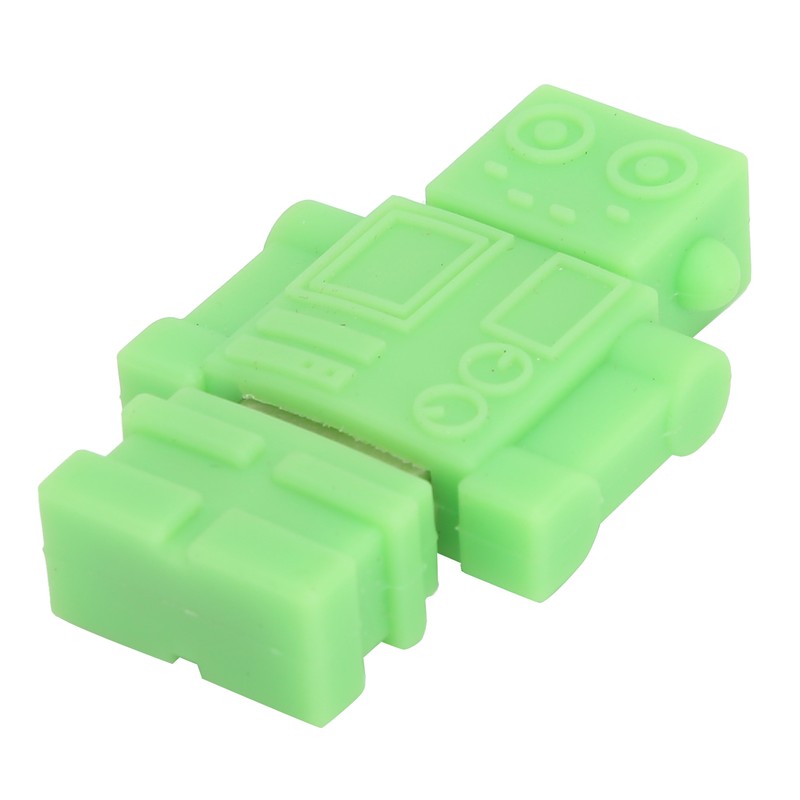 Cartoon U Disk Green Robot Appearance High Speed Bulk Storage