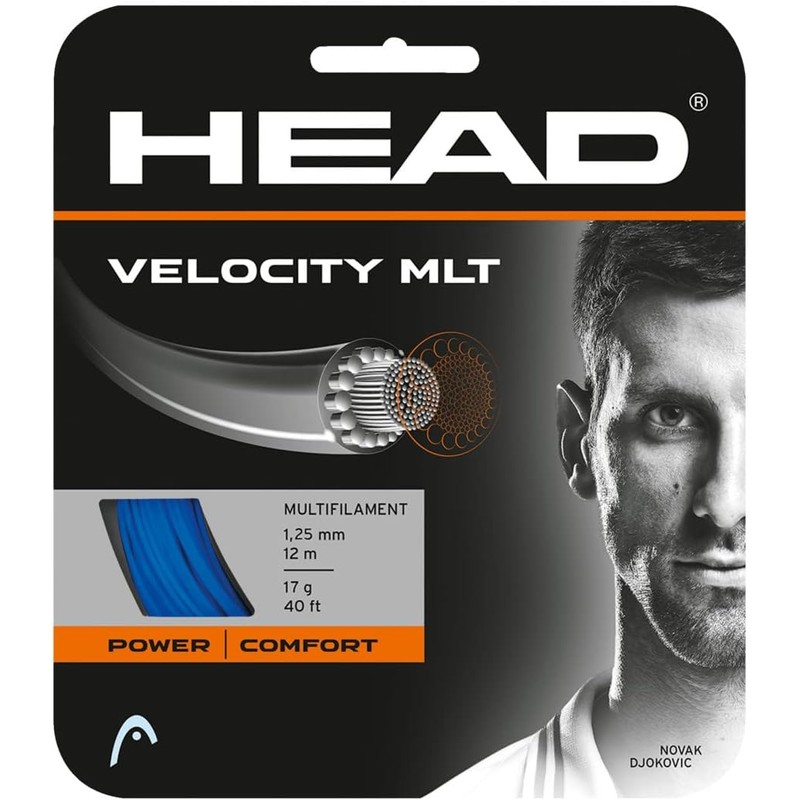 HEAD Velocity MLT Cuerda de Raqueta de Tenis 40' Set