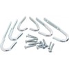 Keypak Heavy Duty Galvanised Garage Hooks – 6 Pack, Steel