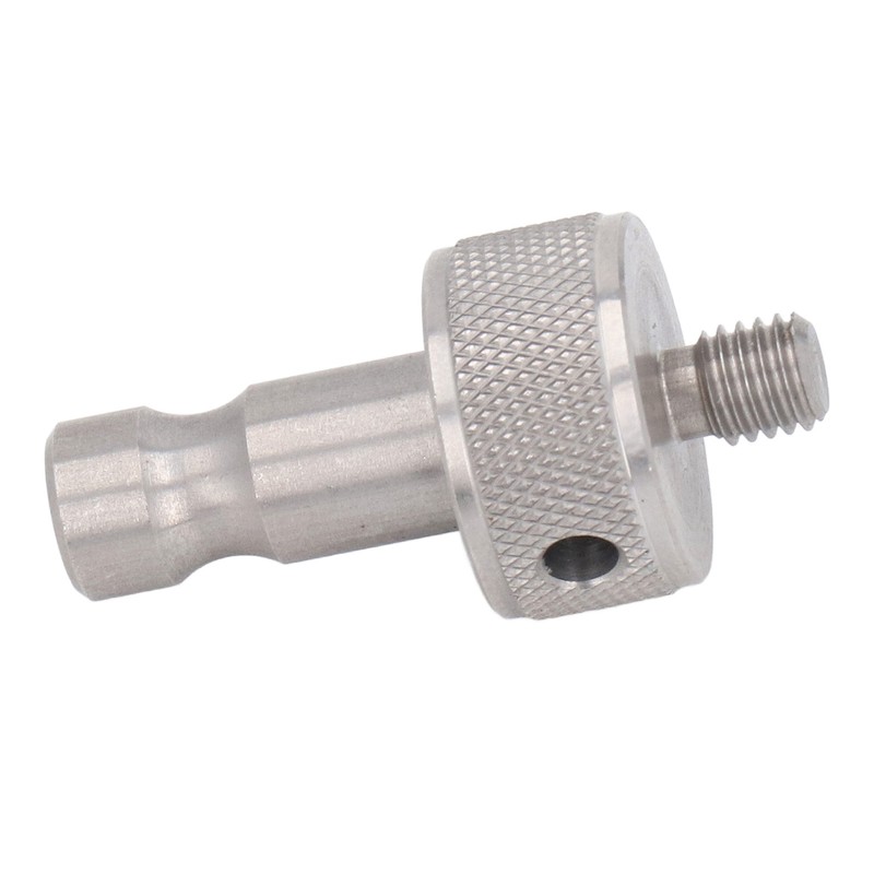 Prism Adapter Knurling Stainless Steel M8 Thread Survey Pole Adapter