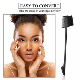 Unbranded Edge Control Eyebrow Hair Comb Brush Double Sided Combo